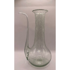 Handblown La Verrerie de Biot Arlequin France Bubbles Art Glass Signed